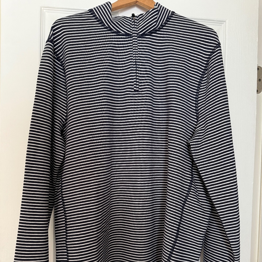 NWOT J Crew Performance Half Zip Pullover Shirt Size XL